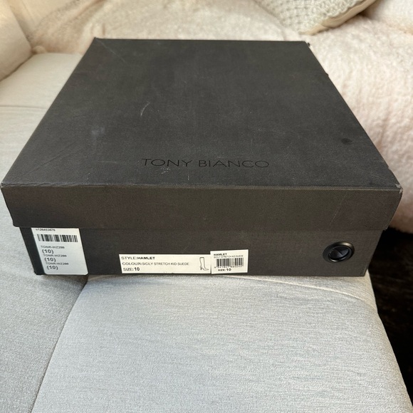 Tony Bianco Hamlet suede boots beige - Picture 3 of 15